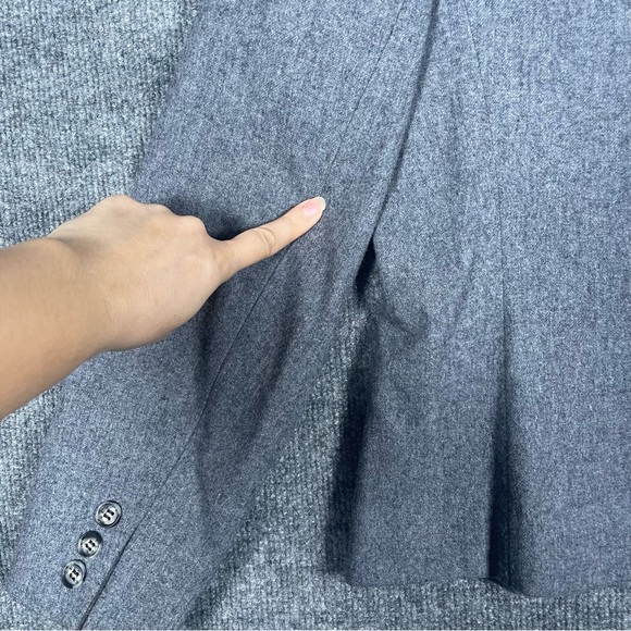 Pendleton Vintage Women’s 14 Gray Wool Blazer Old Money Professional Career Ware - Picture 13 of 14